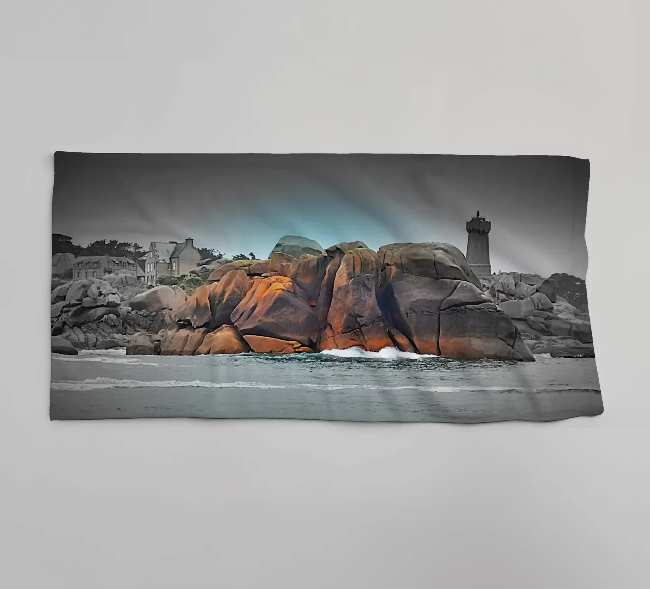 FAA360 PERROS GUIREC. asciugamano da bagno da Thierry vobmann photography