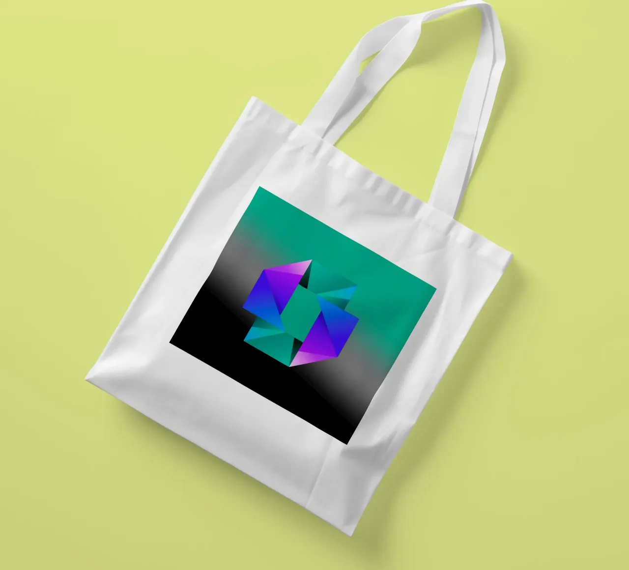 Design astratto borsa in juta da BenCoStyle