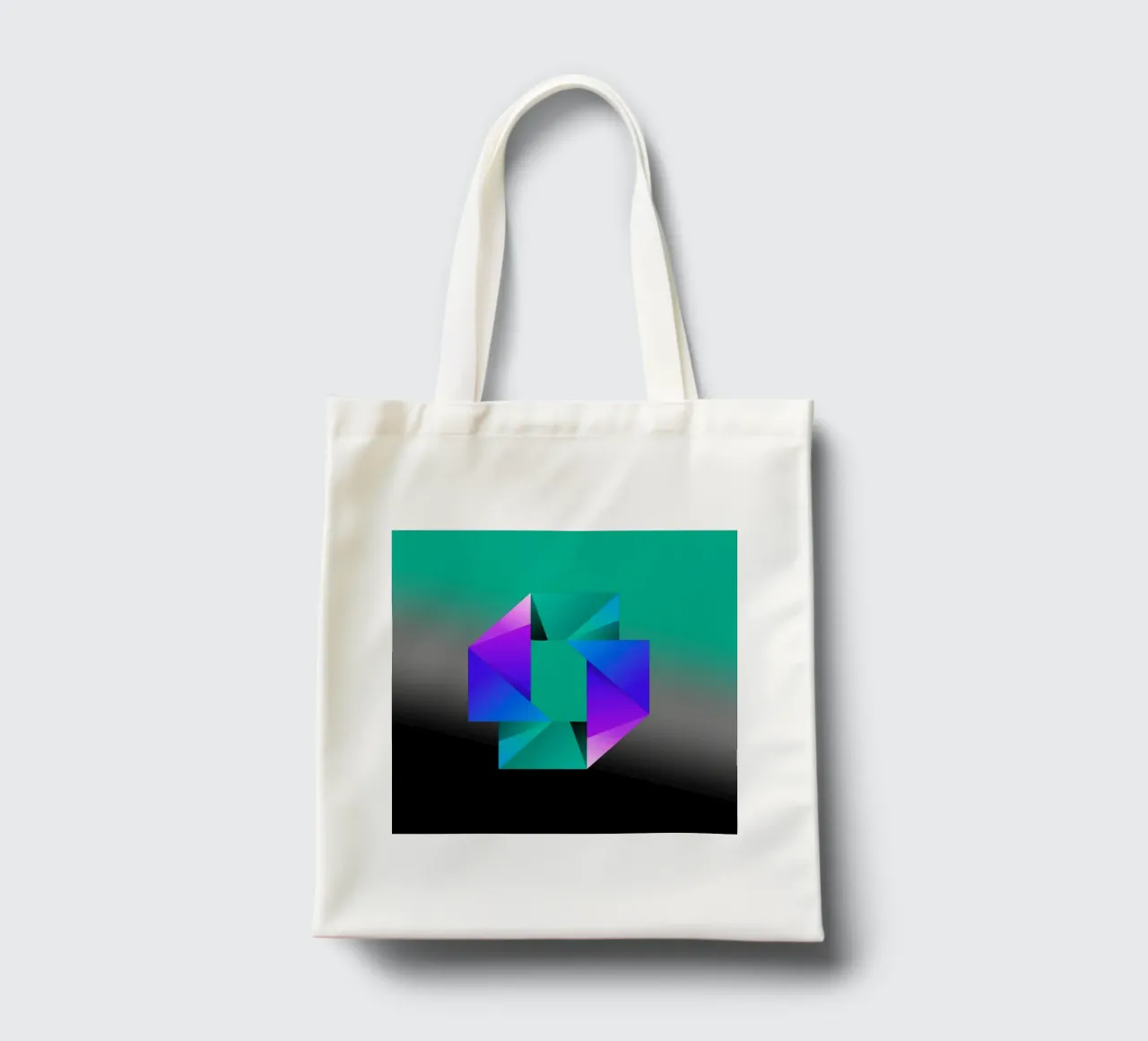 Design astratto borsa in juta da BenCoStyle