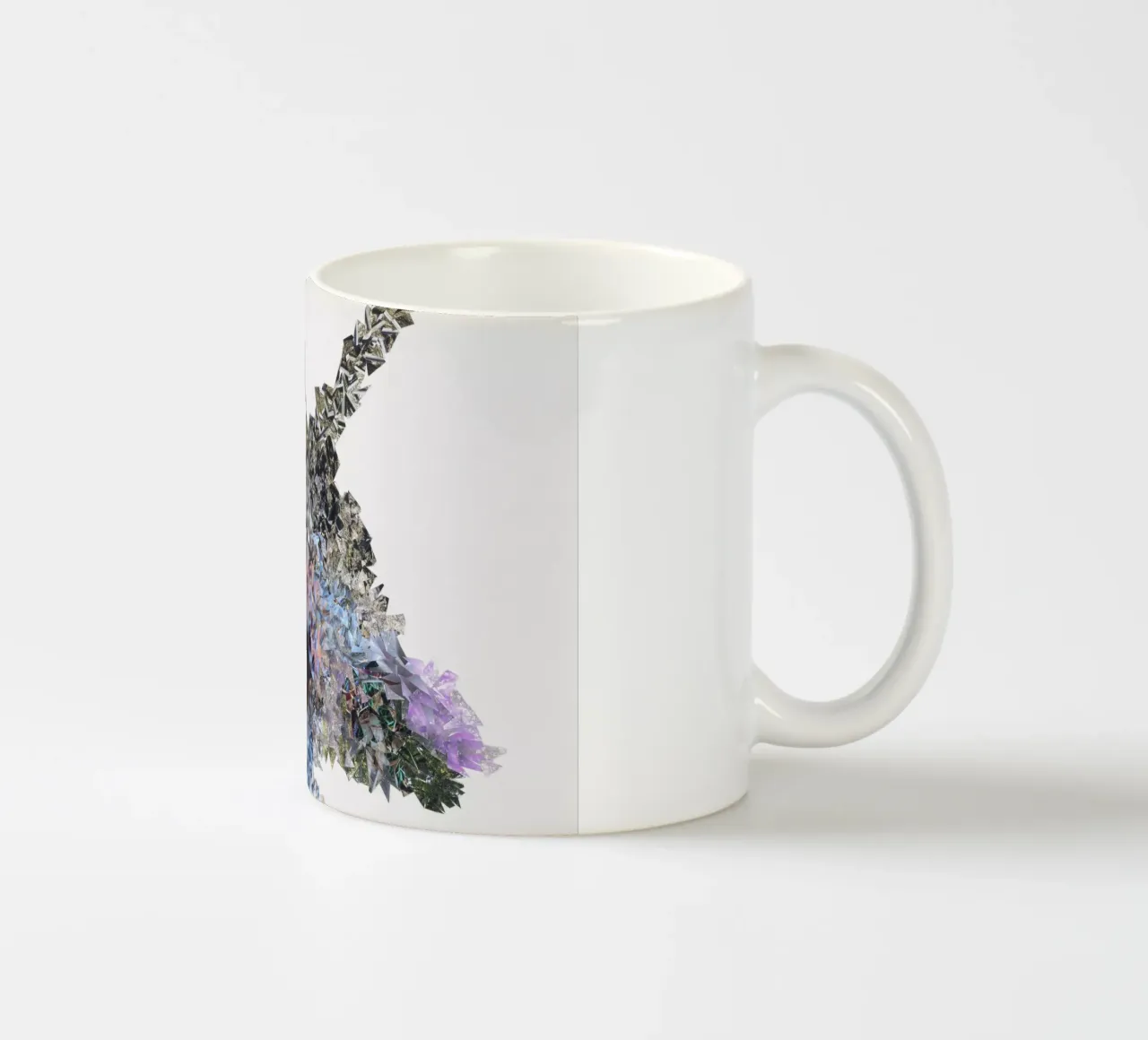 Tiergarten - Splittografielage ceramic mug by Lilly Helja Jonasson