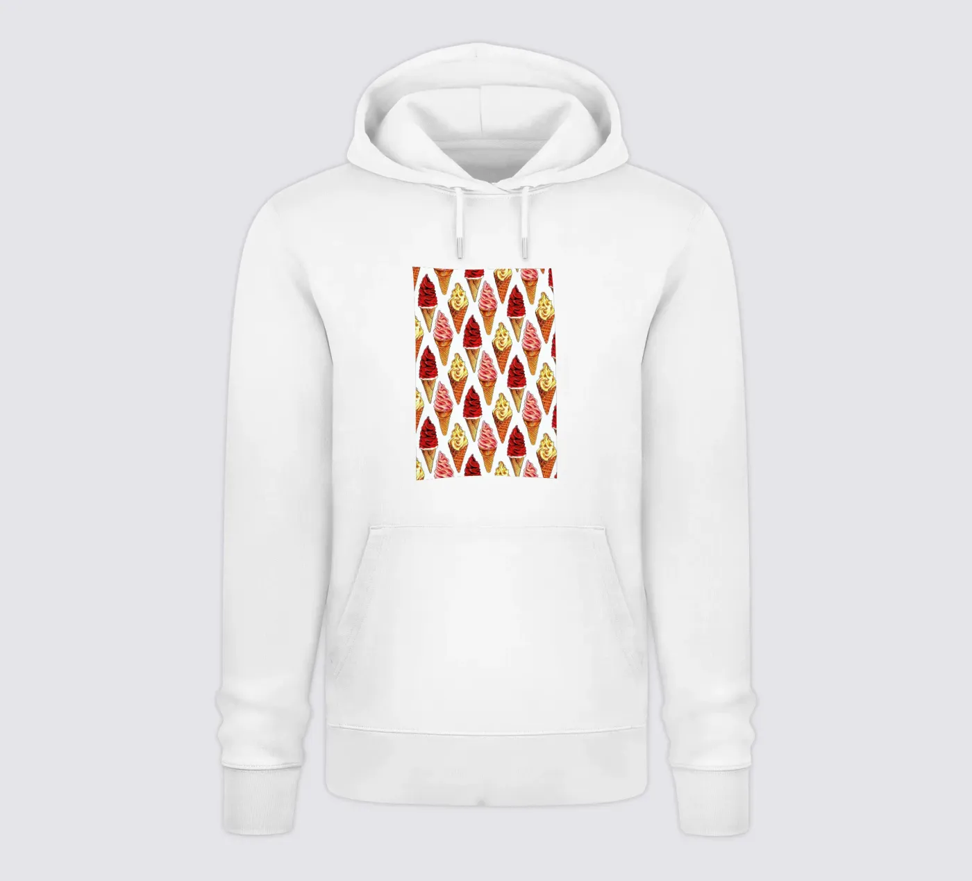 Soft Serve Pattern hoodie by Kelly Gilleran