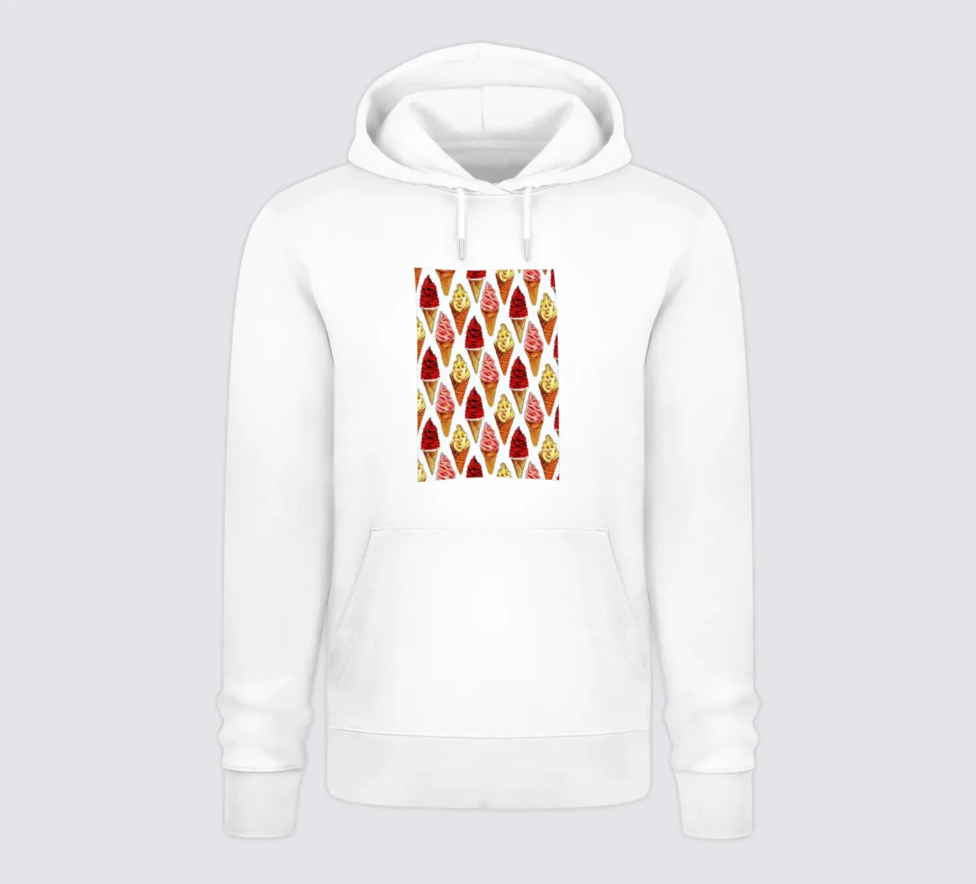 Soft Serve Pattern hoodie by Kelly Gilleran
