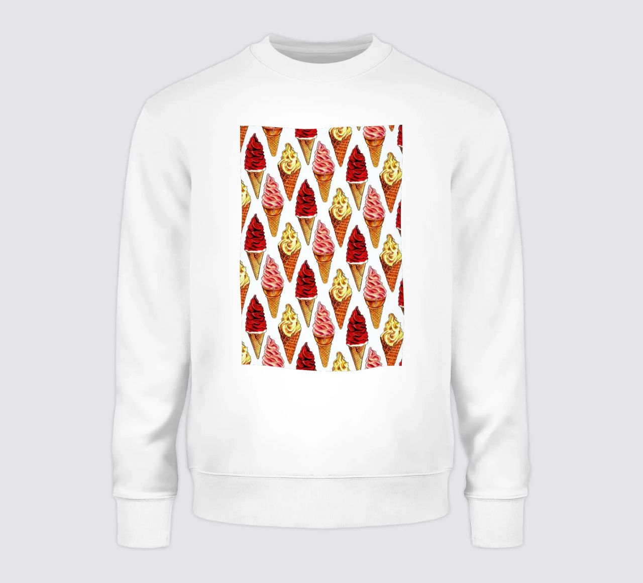 Soft Serve Pattern felpa da Kelly Gilleran