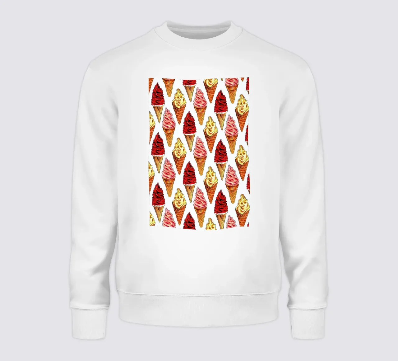 Soft Serve Pattern felpa da Kelly Gilleran