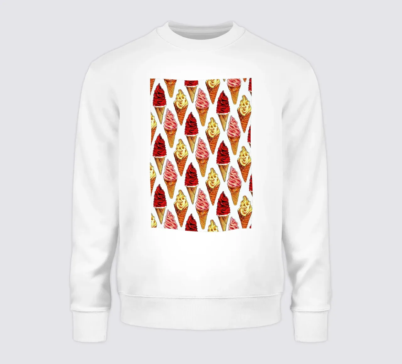 Soft Serve Pattern sweatshirt van Kelly Gilleran