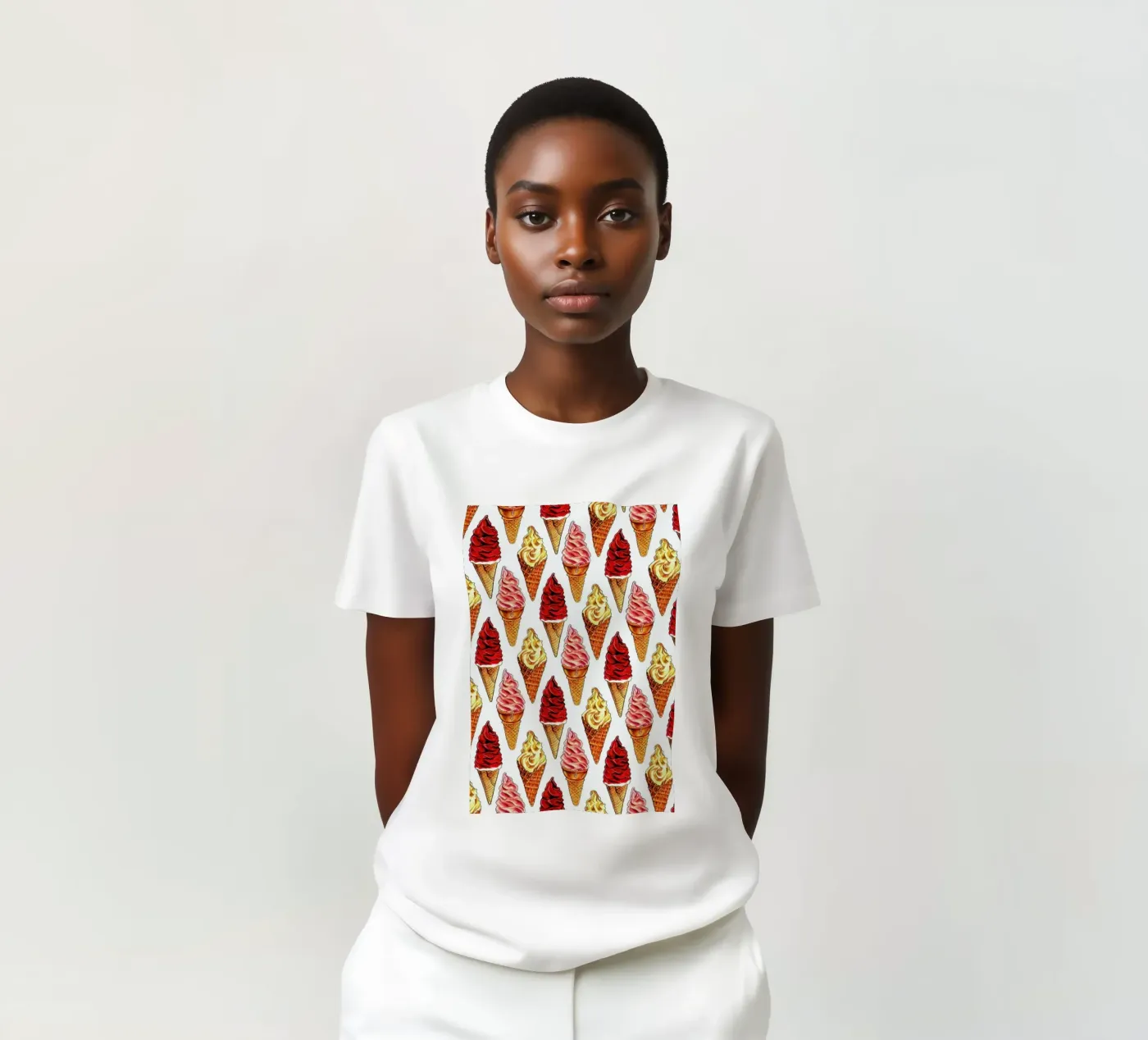 Soft Serve Pattern t-shirt da Kelly Gilleran