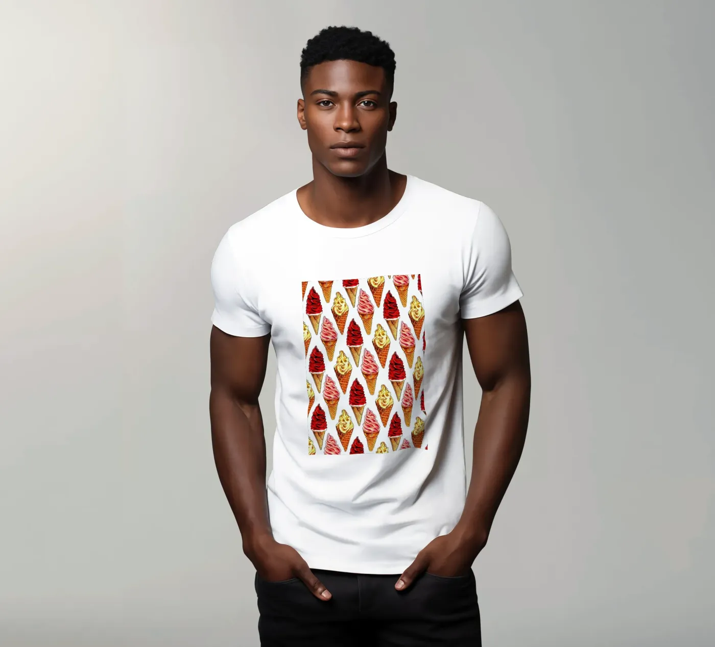 Soft Serve Pattern t-shirt da Kelly Gilleran