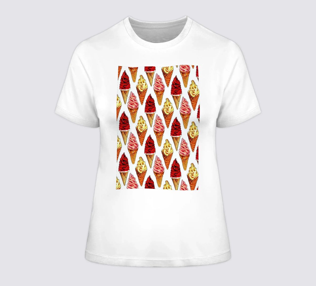 Soft Serve Pattern t-shirt da donna da Kelly Gilleran