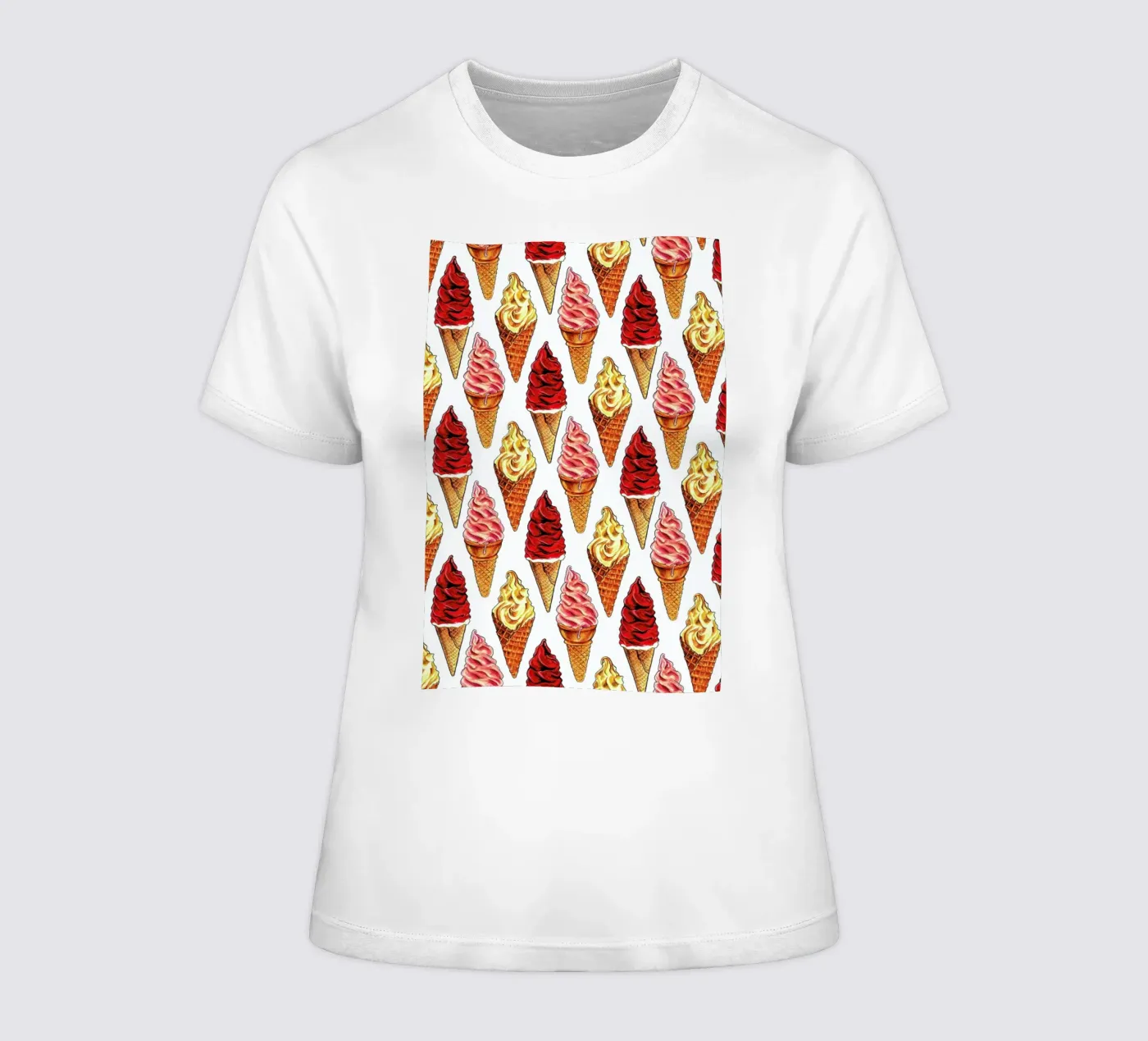 Soft Serve Pattern t-shirt da donna da Kelly Gilleran