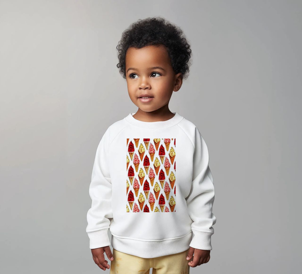 Soft Serve Pattern felpa neonato da Kelly Gilleran