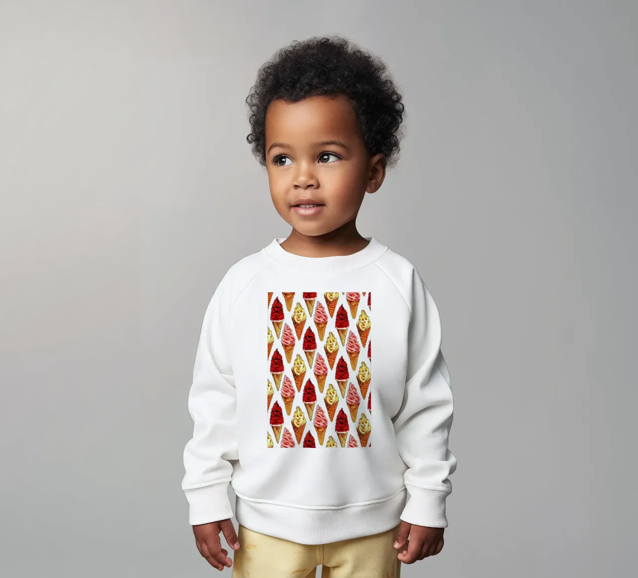 Soft Serve Pattern Baby Sweatshirt von Kelly Gilleran