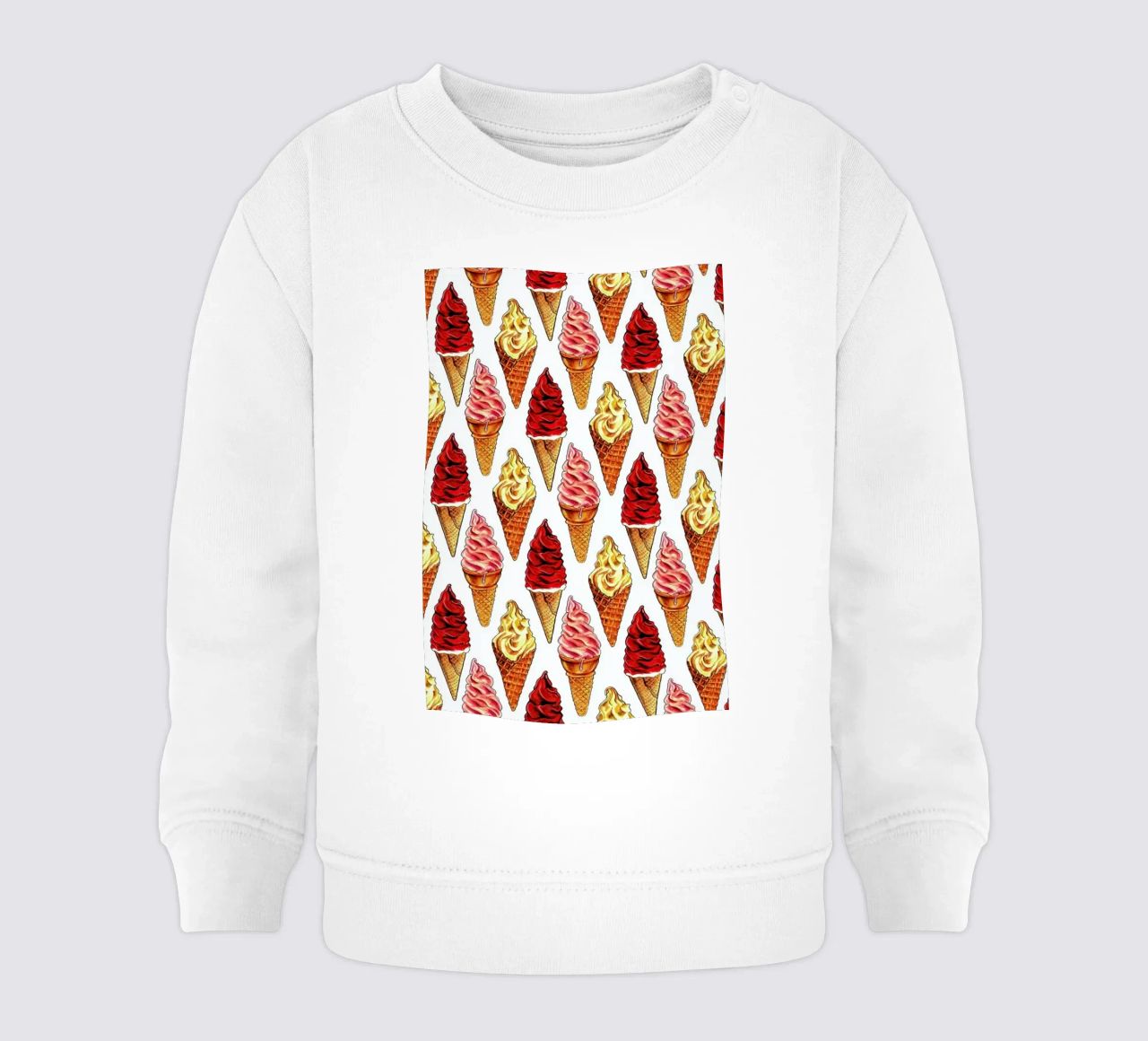 Soft Serve Pattern felpa neonato da Kelly Gilleran