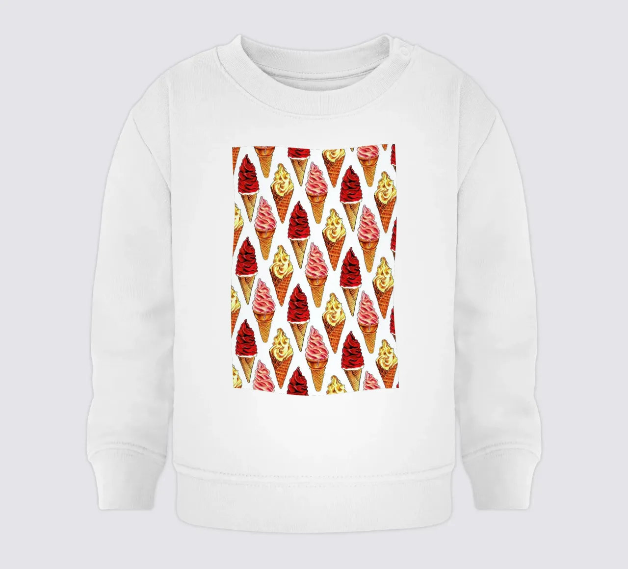 Soft Serve Pattern felpa neonato da Kelly Gilleran
