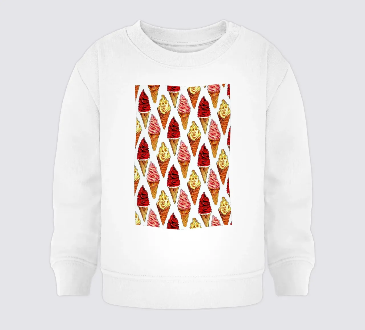 Soft Serve Pattern sweat pour bébé de Kelly Gilleran