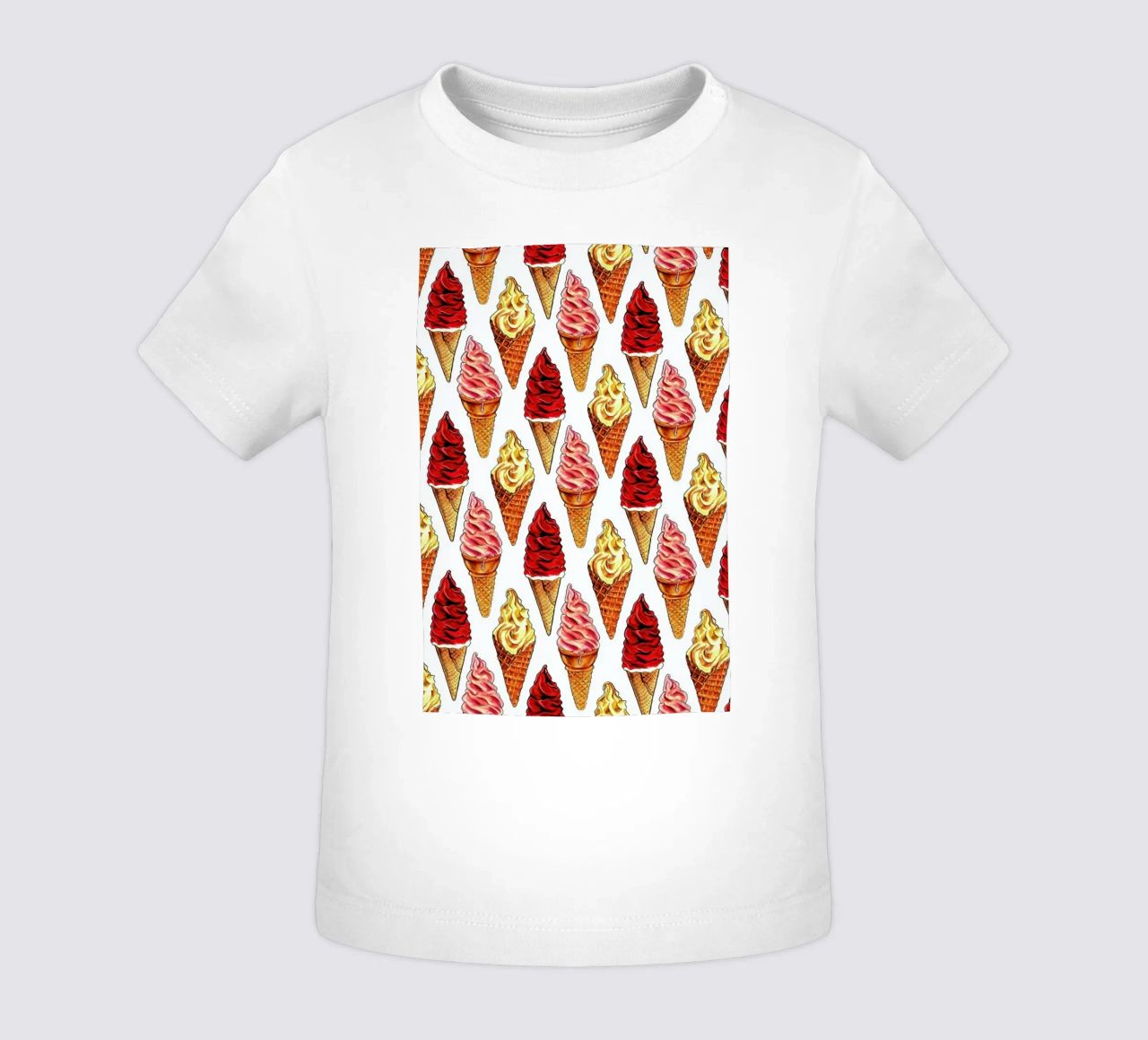 Soft Serve Pattern maglietta neonato da Kelly Gilleran