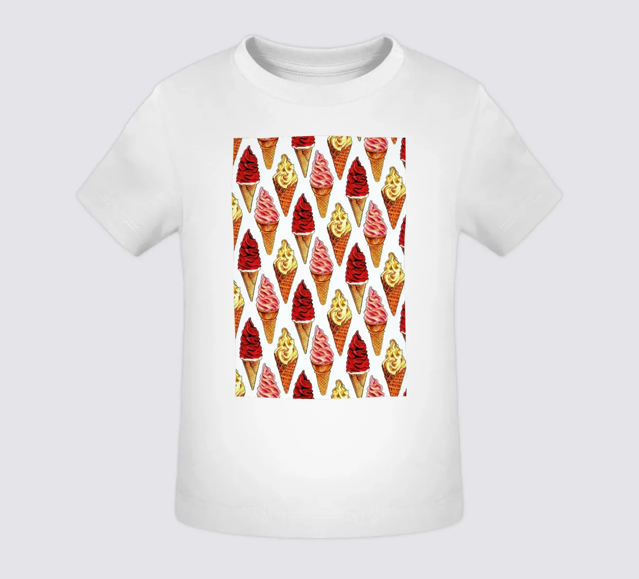 Soft Serve Pattern maglietta neonato da Kelly Gilleran