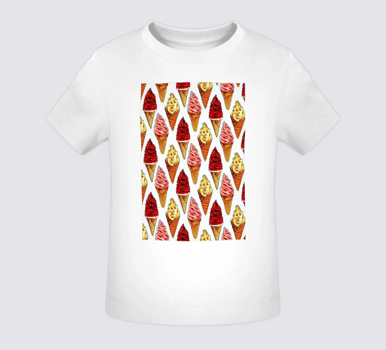 Soft Serve Pattern t-shirt pour bébé de Kelly Gilleran