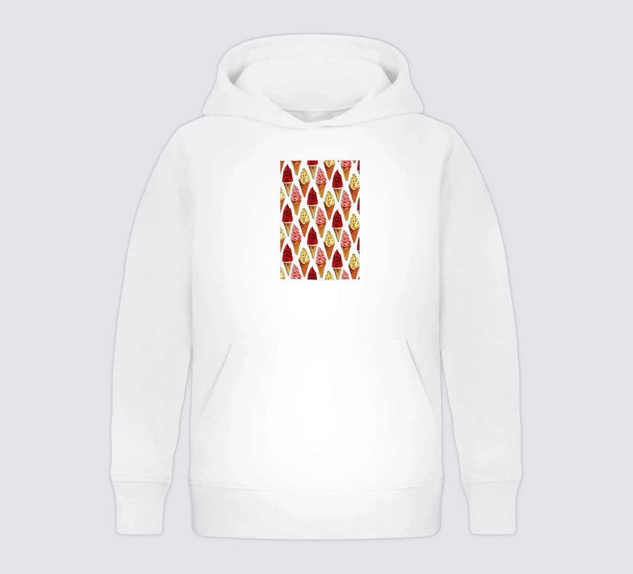 Soft Serve Pattern felpa bambino con cappuccio da Kelly Gilleran