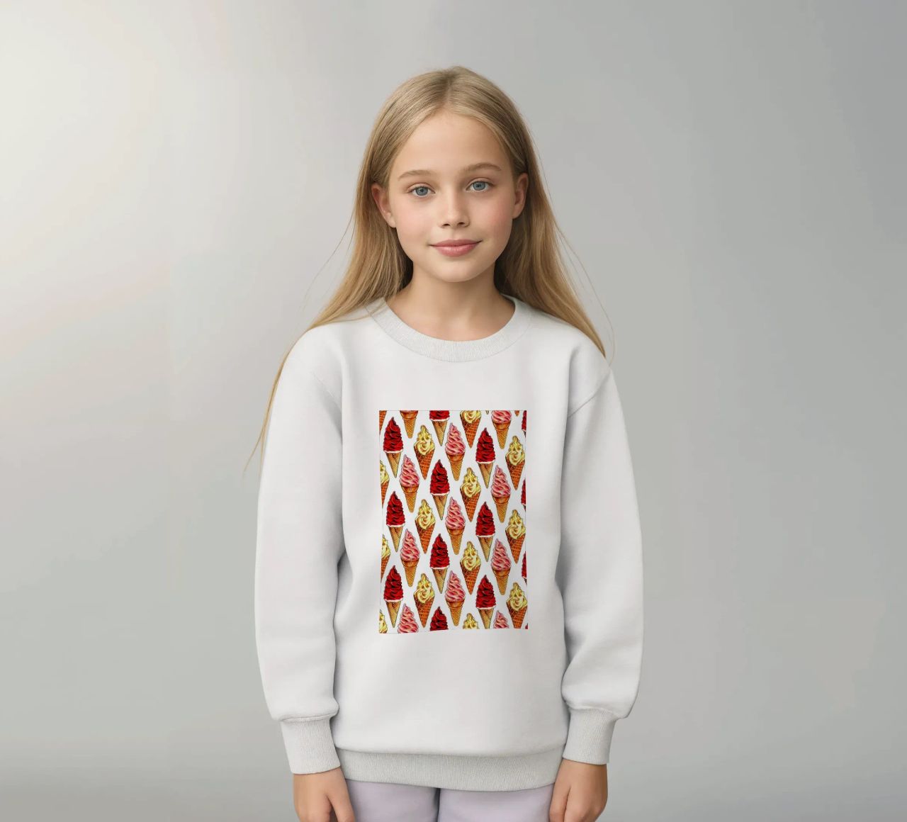 Soft Serve Pattern felpa bambino da Kelly Gilleran