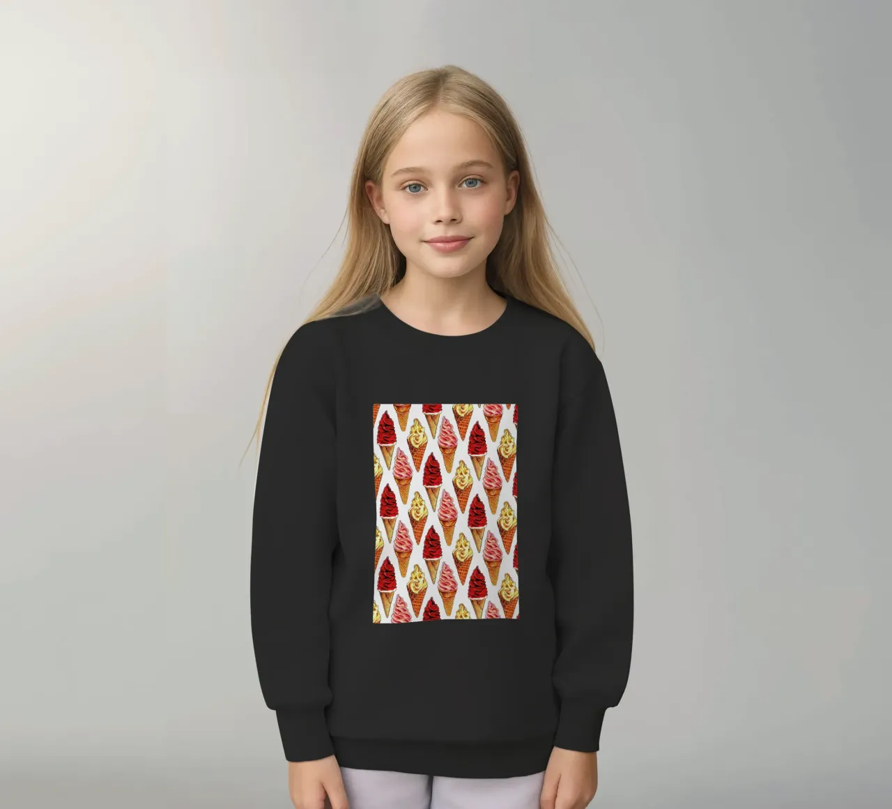 Soft Serve Pattern felpa bambino da Kelly Gilleran