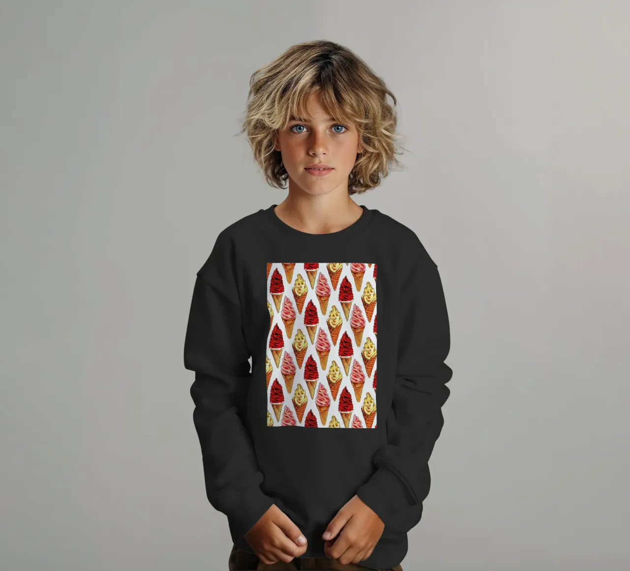 Soft Serve Pattern felpa bambino da Kelly Gilleran