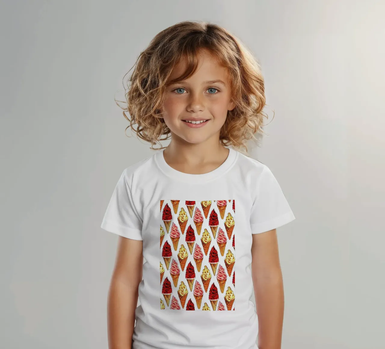 Soft Serve Pattern t-shirt bambini da Kelly Gilleran