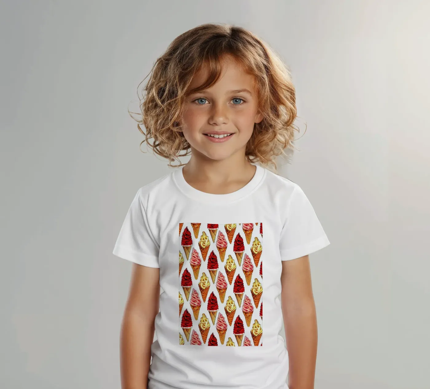 Soft Serve Pattern t-shirt bambini da Kelly Gilleran
