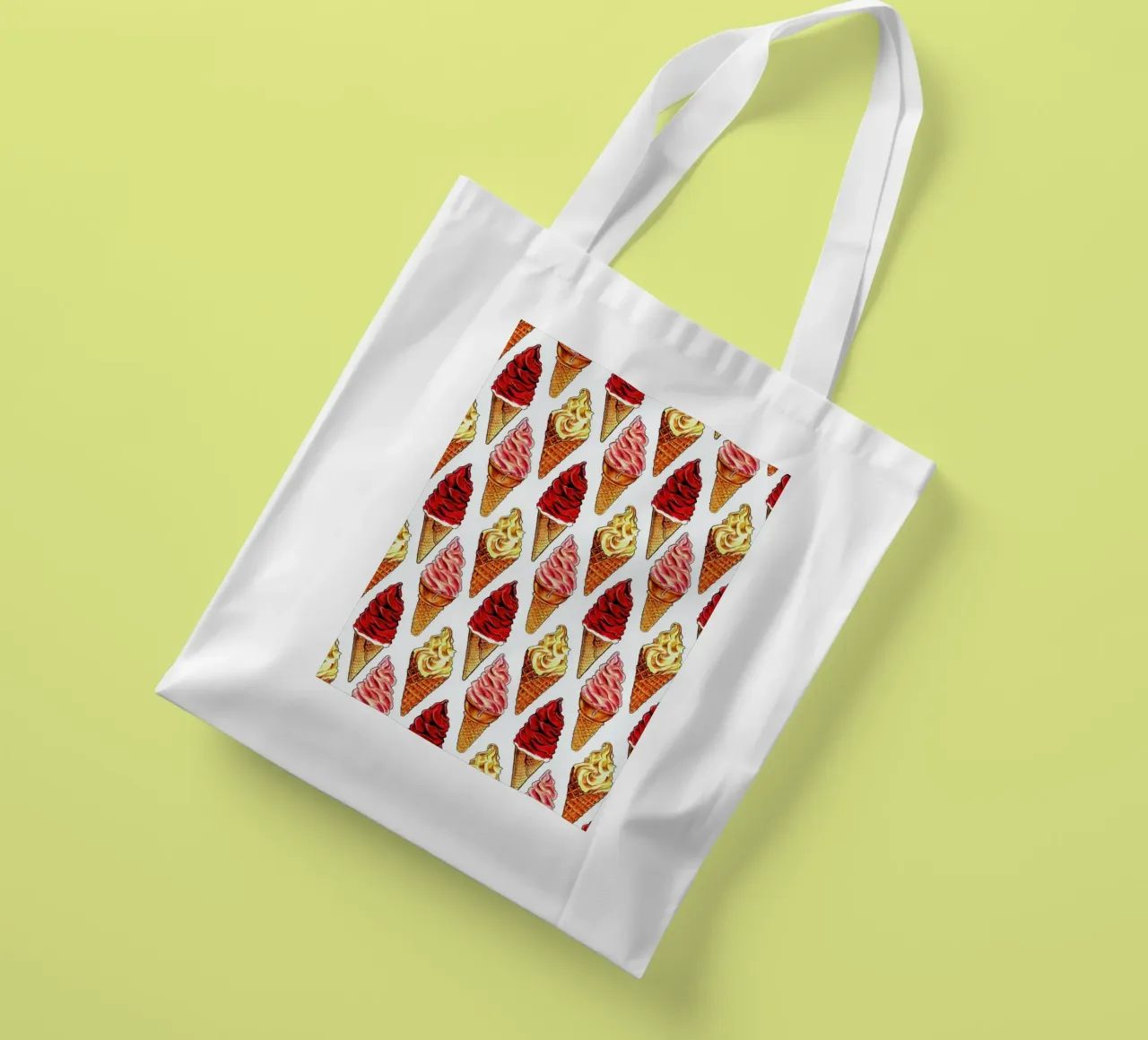 Soft Serve Pattern Jutebeutel von Kelly Gilleran