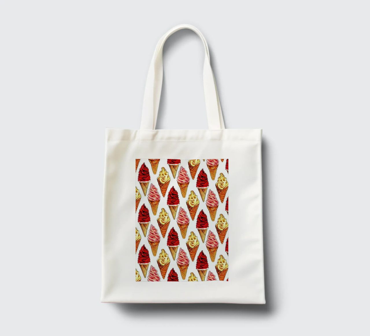 Soft Serve Pattern borsa in juta da Kelly Gilleran