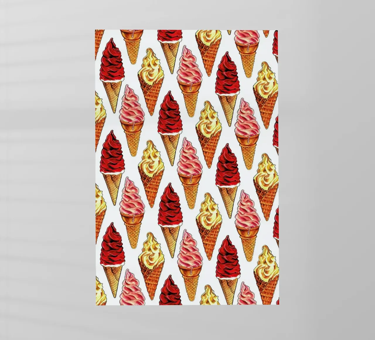 Soft Serve Pattern Backlit Folie von Kelly Gilleran