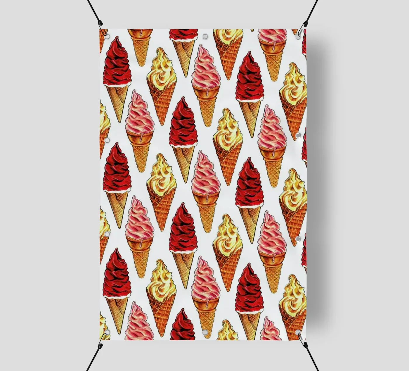 Soft Serve Pattern bâche pvc de Kelly Gilleran