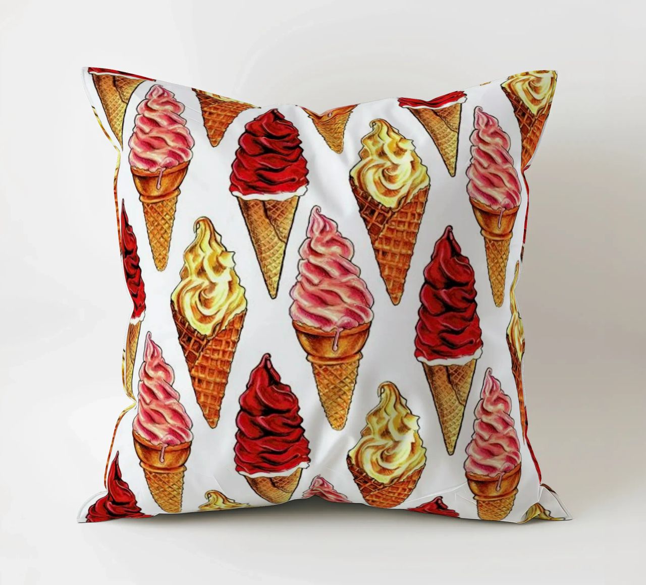 Soft Serve Pattern cuscino da Kelly Gilleran