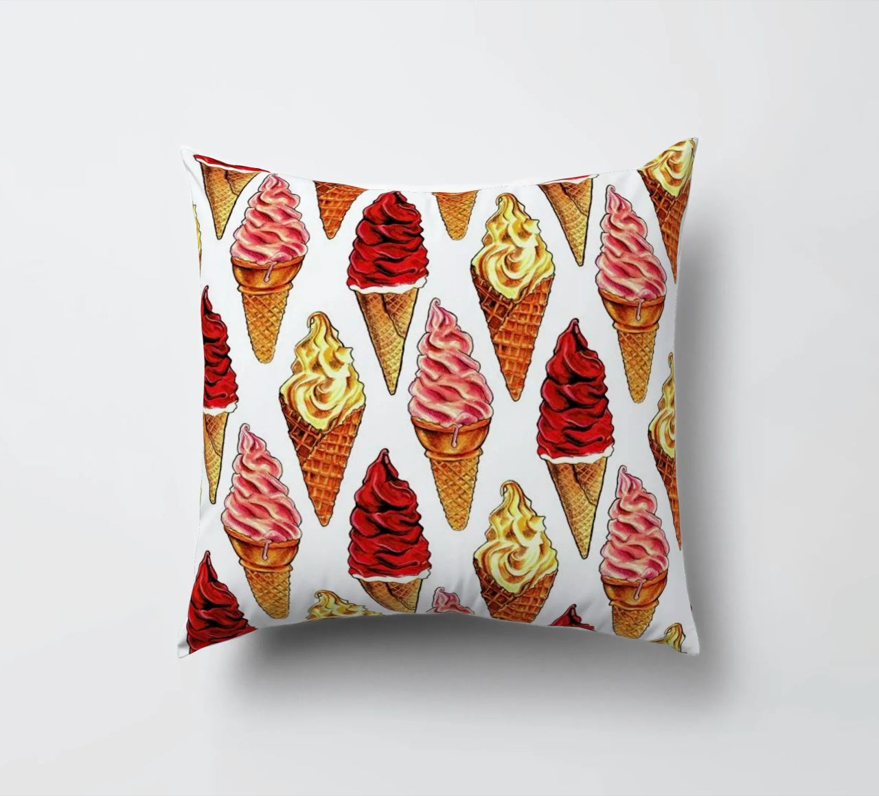 Soft Serve Pattern cuscino da Kelly Gilleran