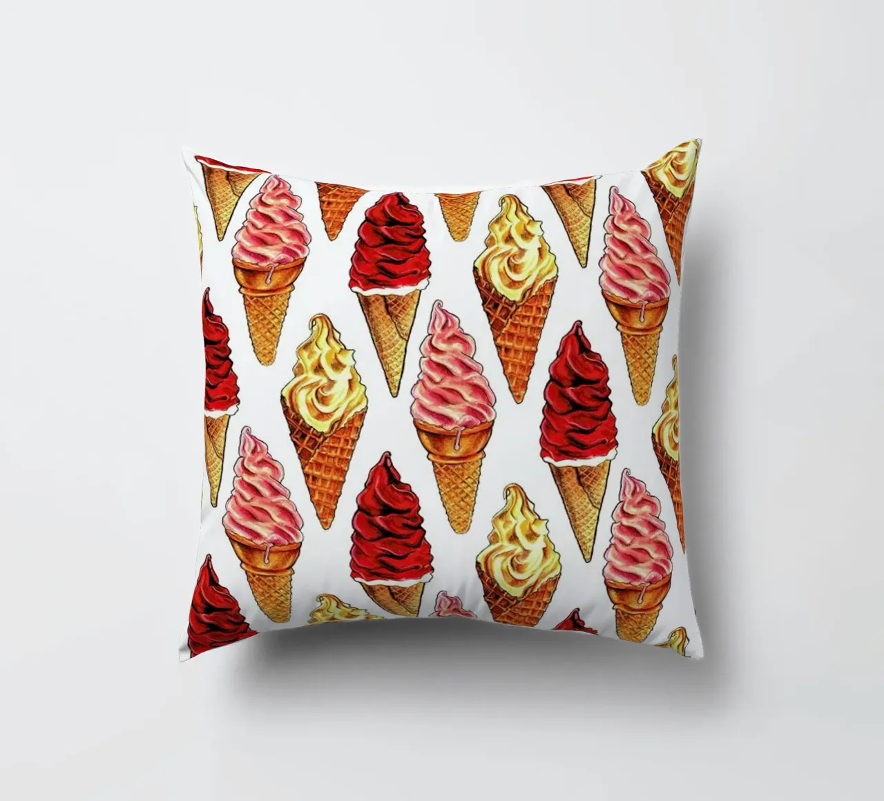 Soft Serve Pattern cuscino da Kelly Gilleran