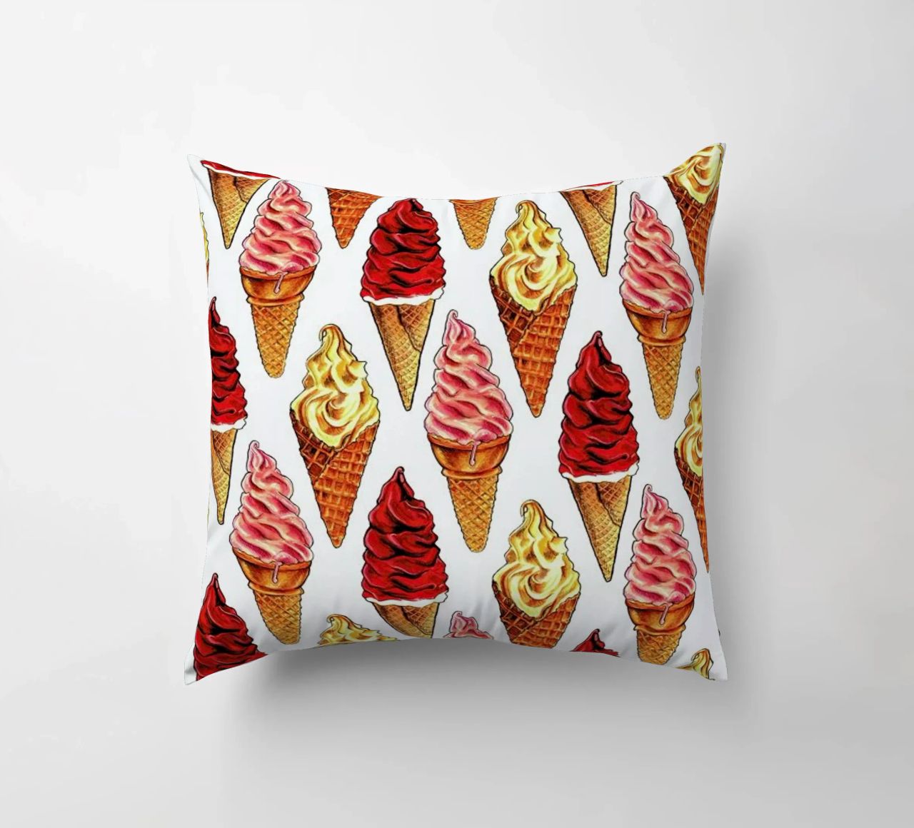 Soft Serve Pattern cuscino da Kelly Gilleran