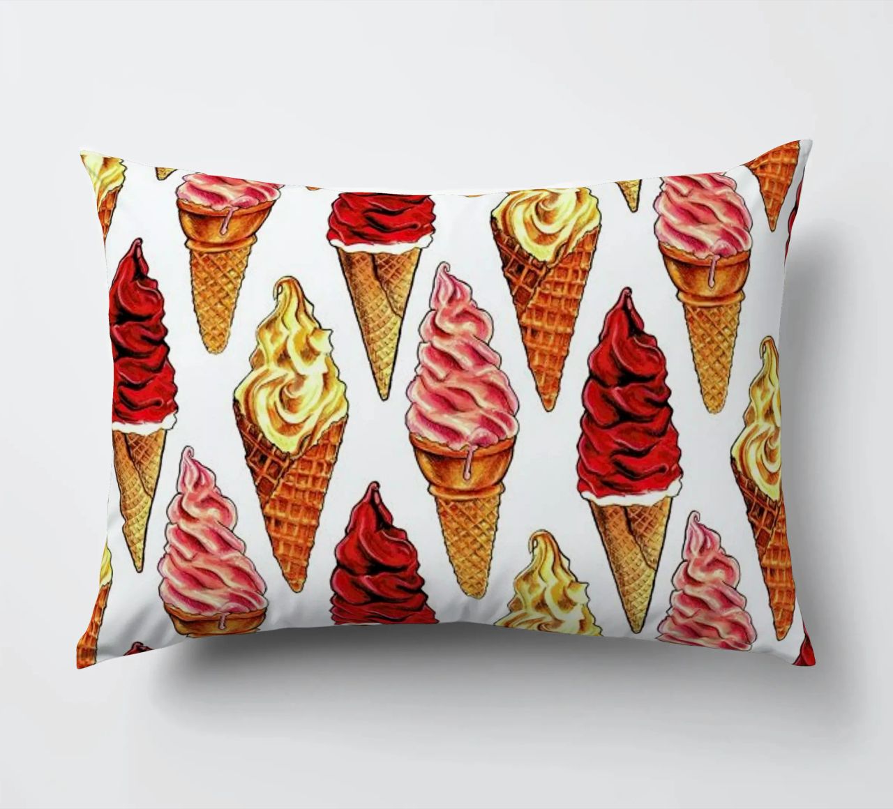 Soft Serve Pattern cuscino da Kelly Gilleran