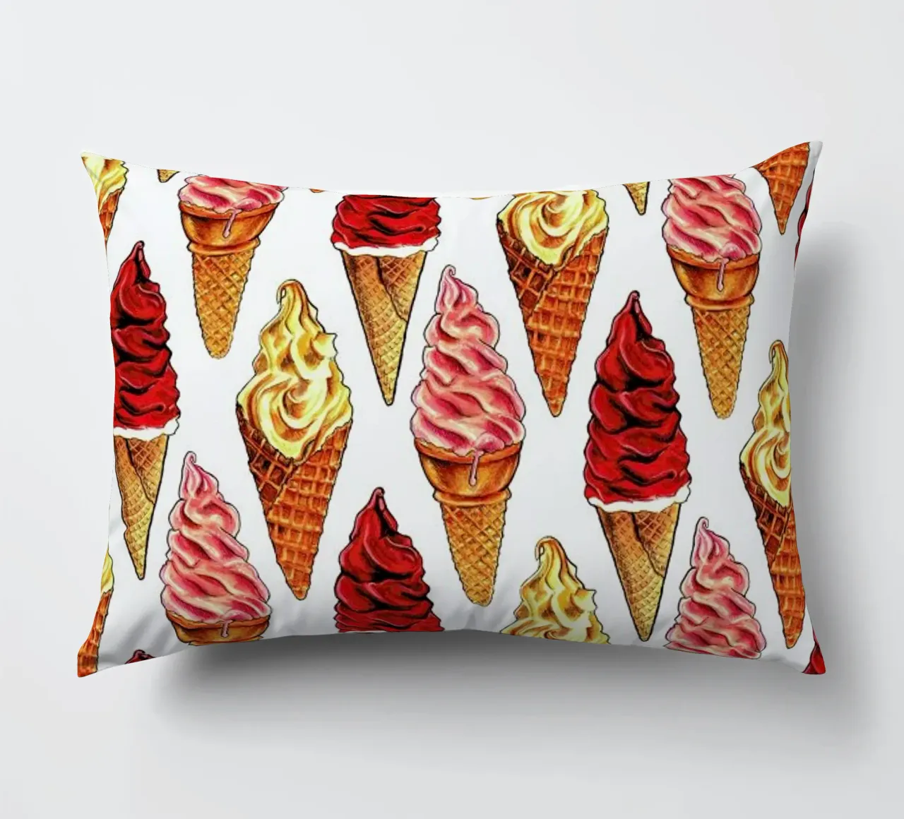 Soft Serve Pattern kussen van Kelly Gilleran