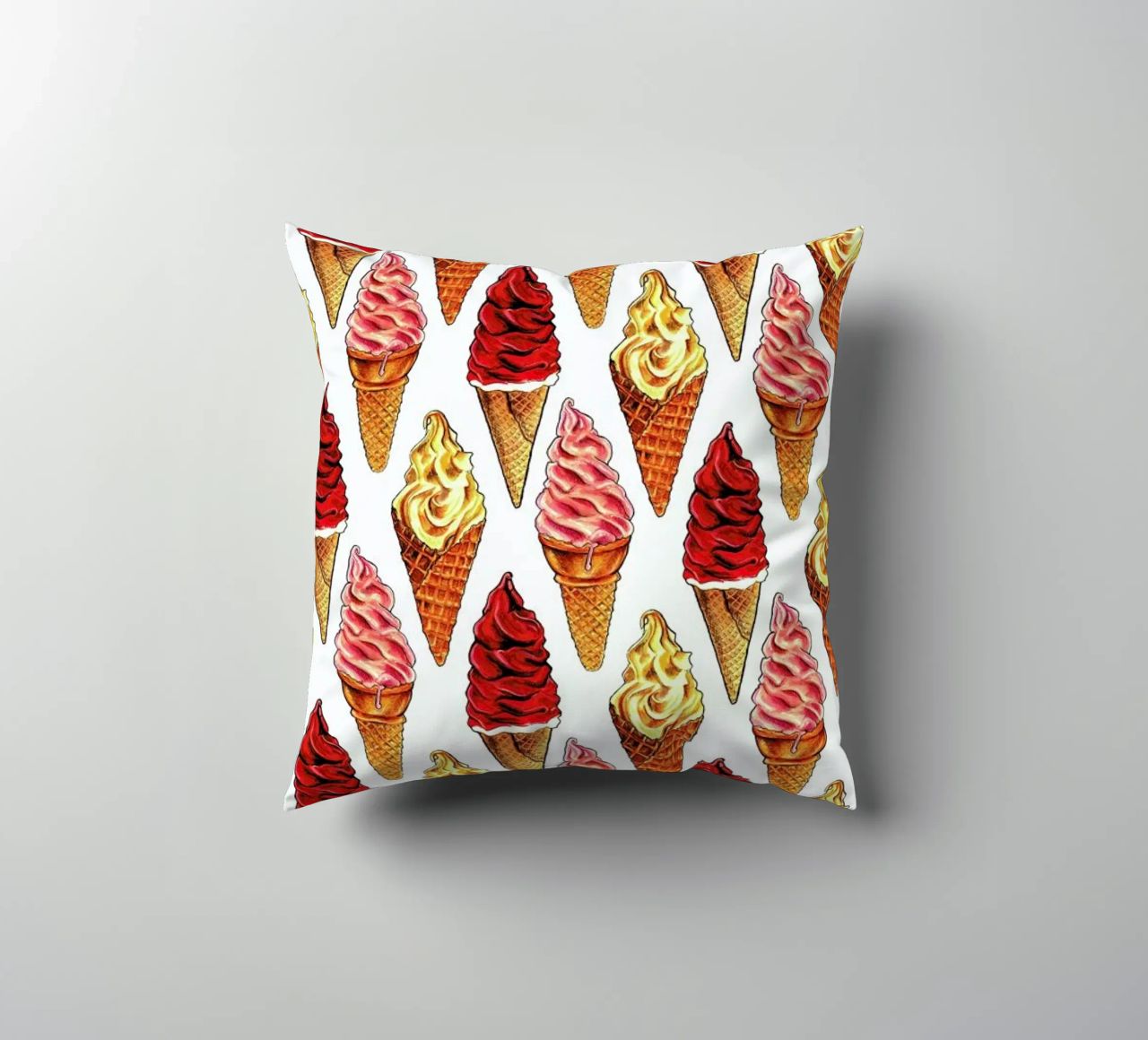 Soft Serve Pattern cuscino da Kelly Gilleran