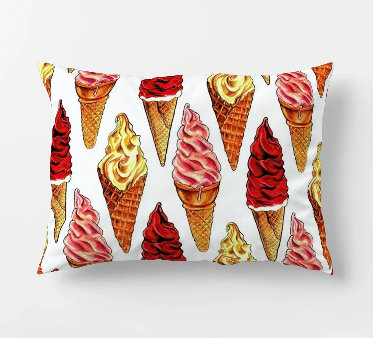 Soft Serve Pattern cuscino da Kelly Gilleran
