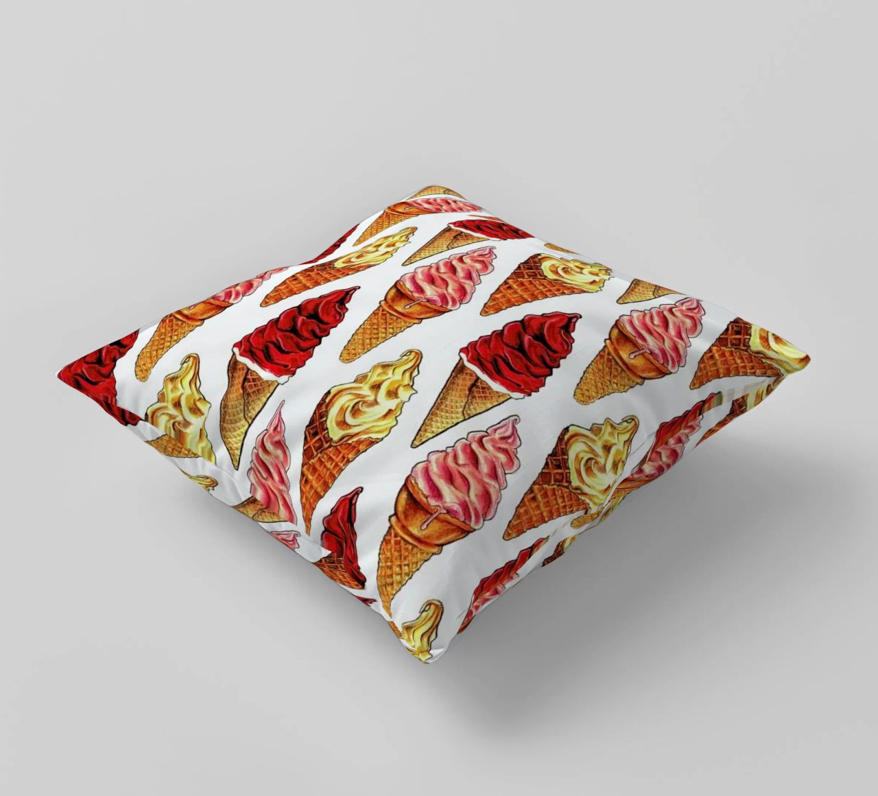 Soft Serve Pattern cuscino da Kelly Gilleran