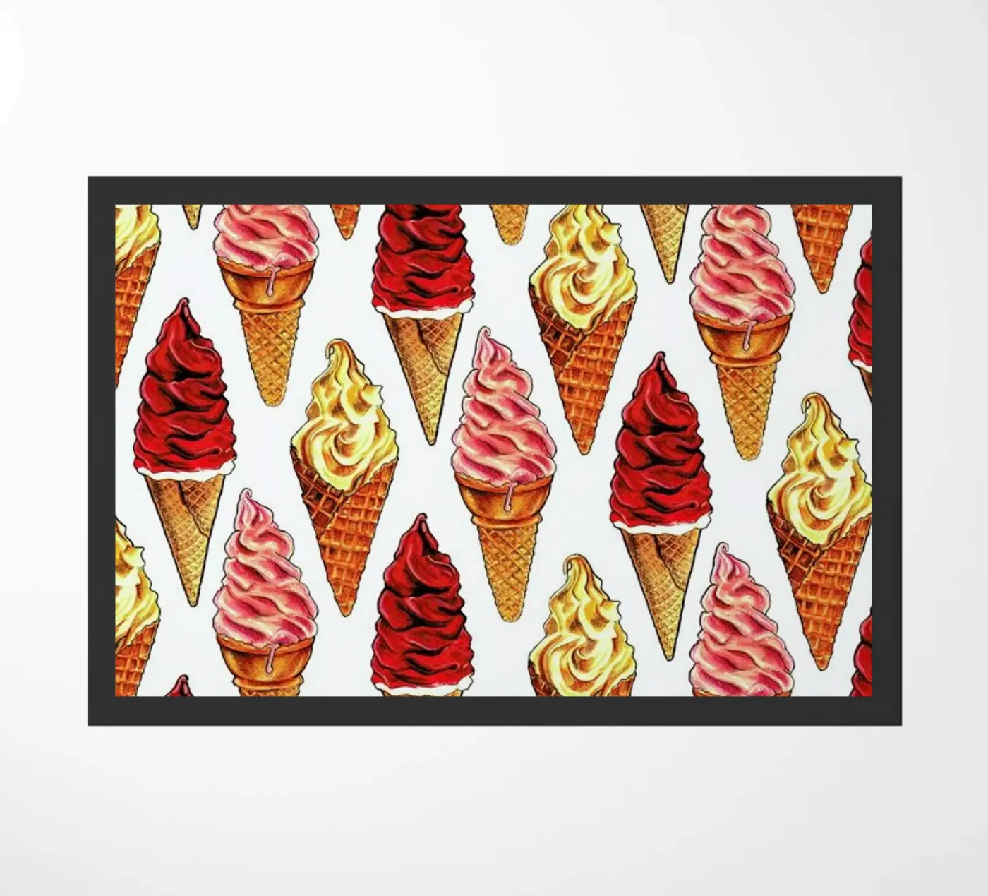 Soft Serve Pattern deurmat van Kelly Gilleran