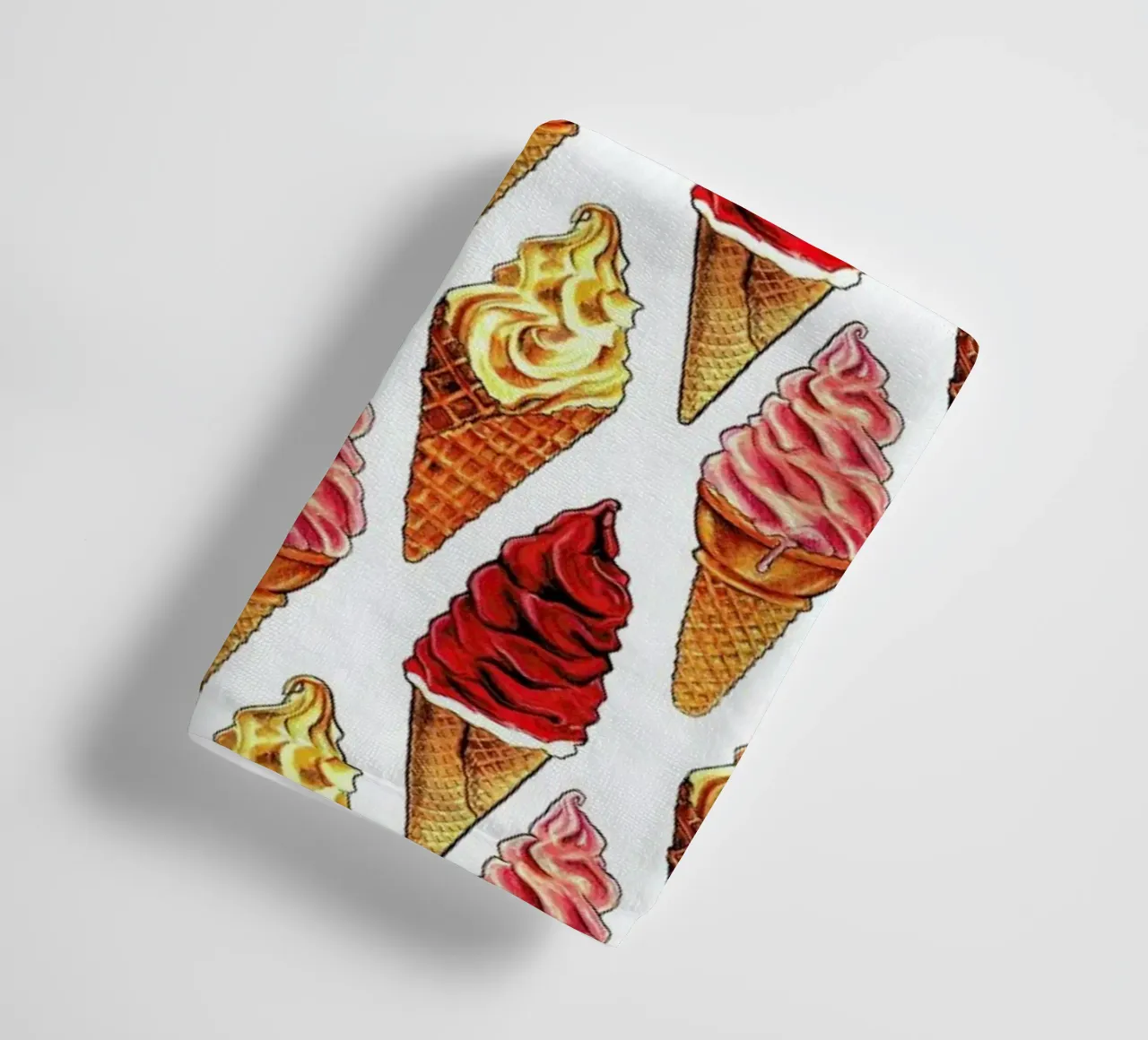 Soft Serve Pattern Handtuch von Kelly Gilleran