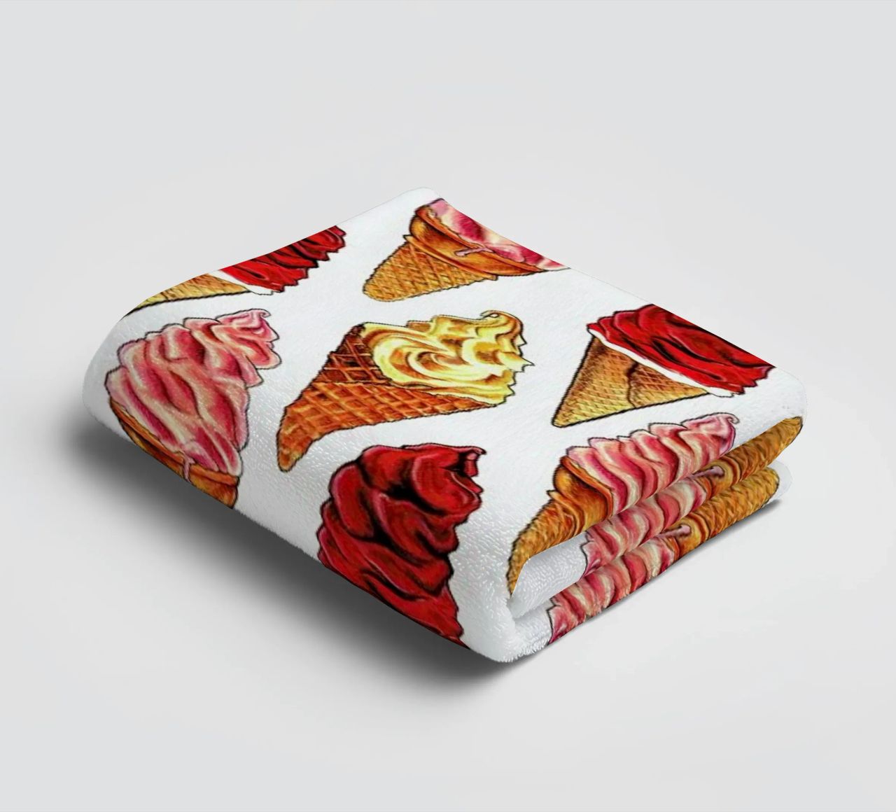 Soft Serve Pattern asciugamano da bagno da Kelly Gilleran