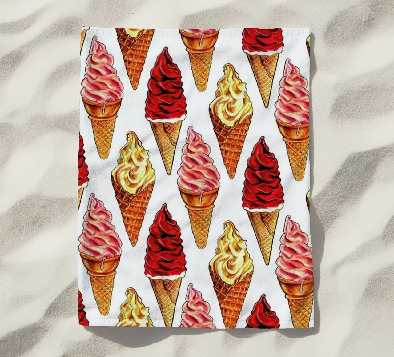 Soft Serve Pattern telo mare da Kelly Gilleran
