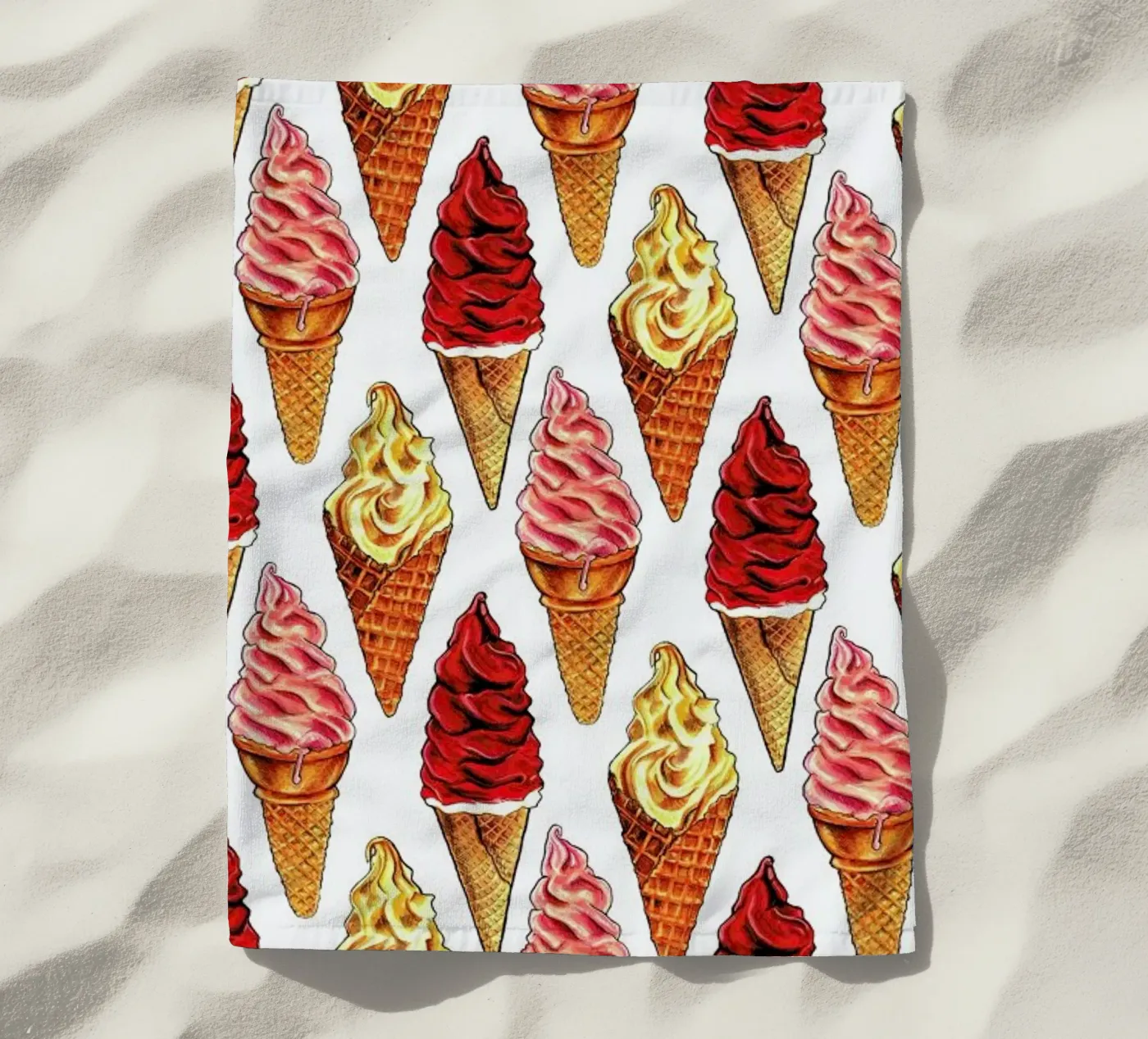 Soft Serve Pattern telo mare da Kelly Gilleran