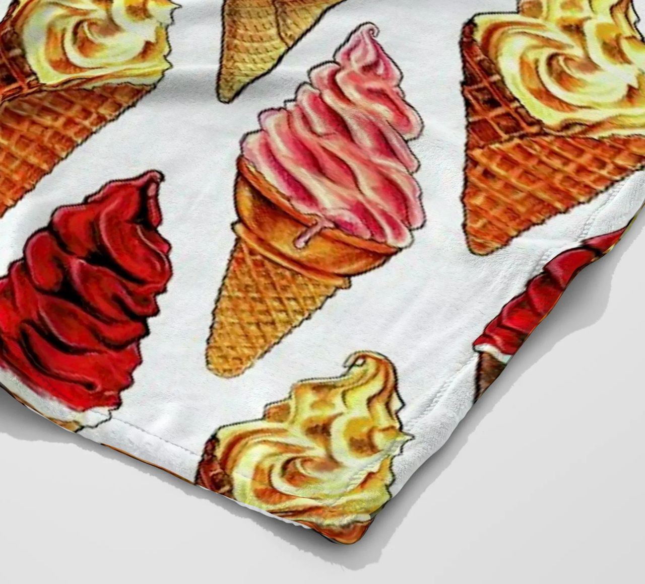 Soft Serve Pattern coperta in pile da Kelly Gilleran