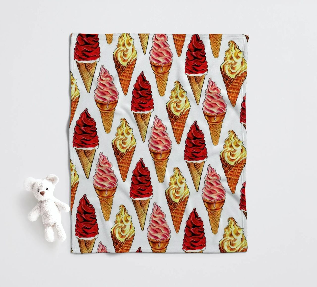 Soft Serve Pattern coperta in pile da Kelly Gilleran