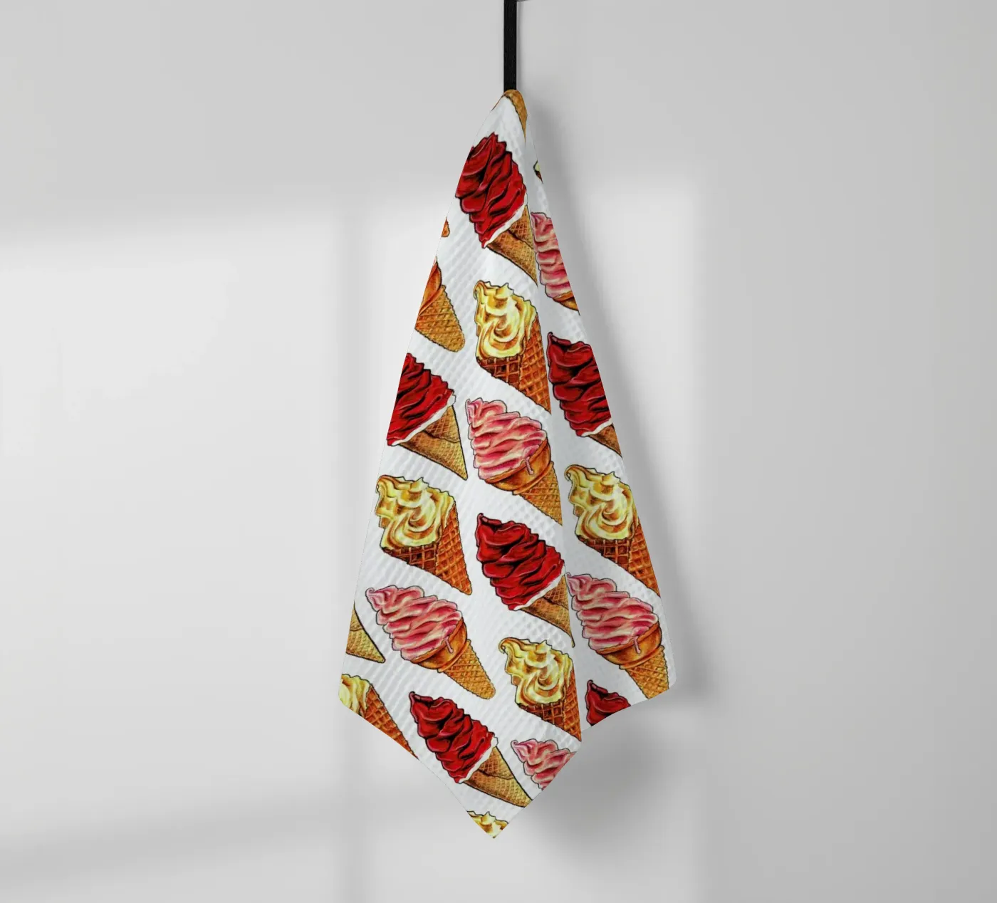 Soft Serve Pattern theedoek van Kelly Gilleran