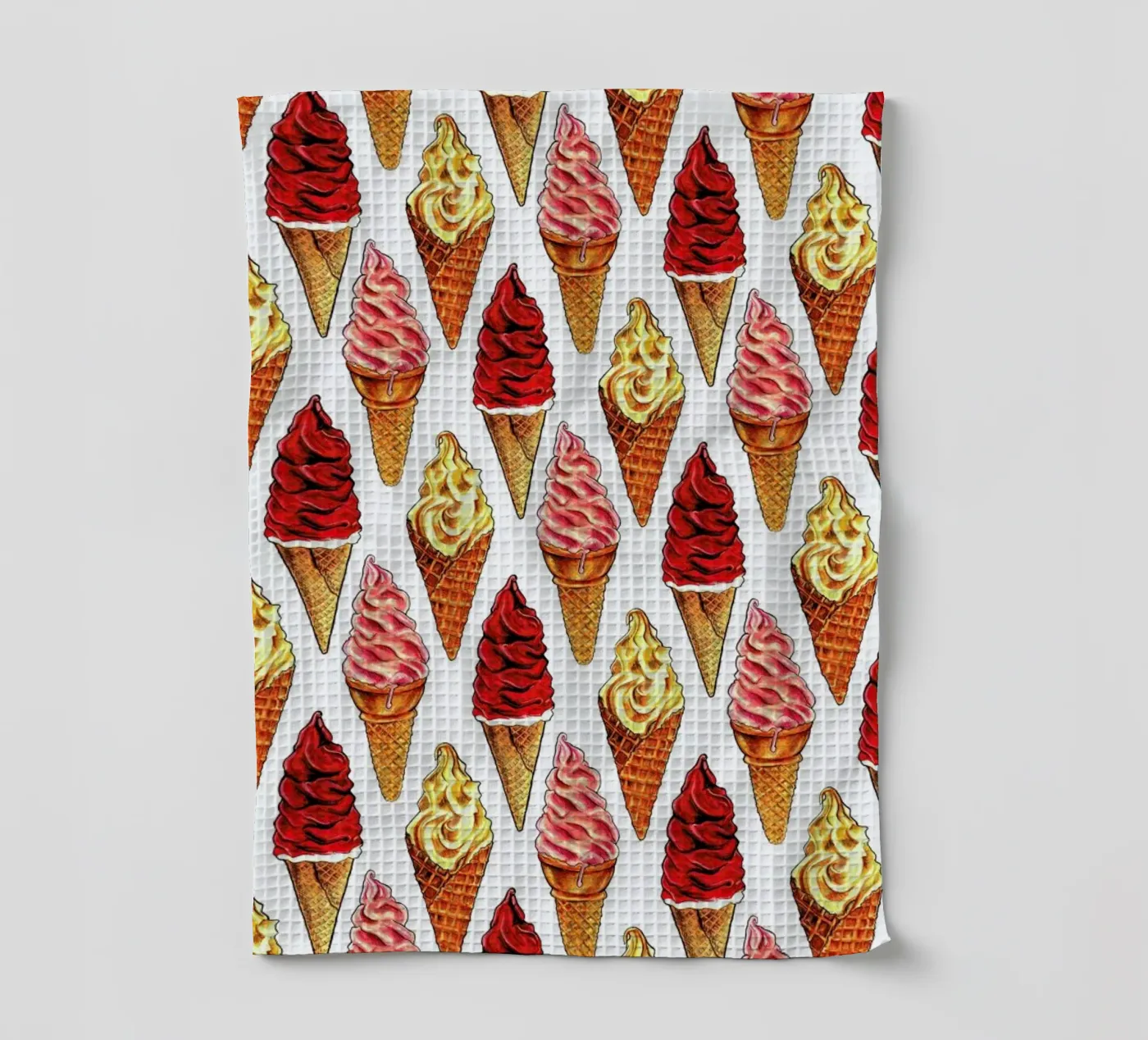 Soft Serve Pattern theedoek van Kelly Gilleran