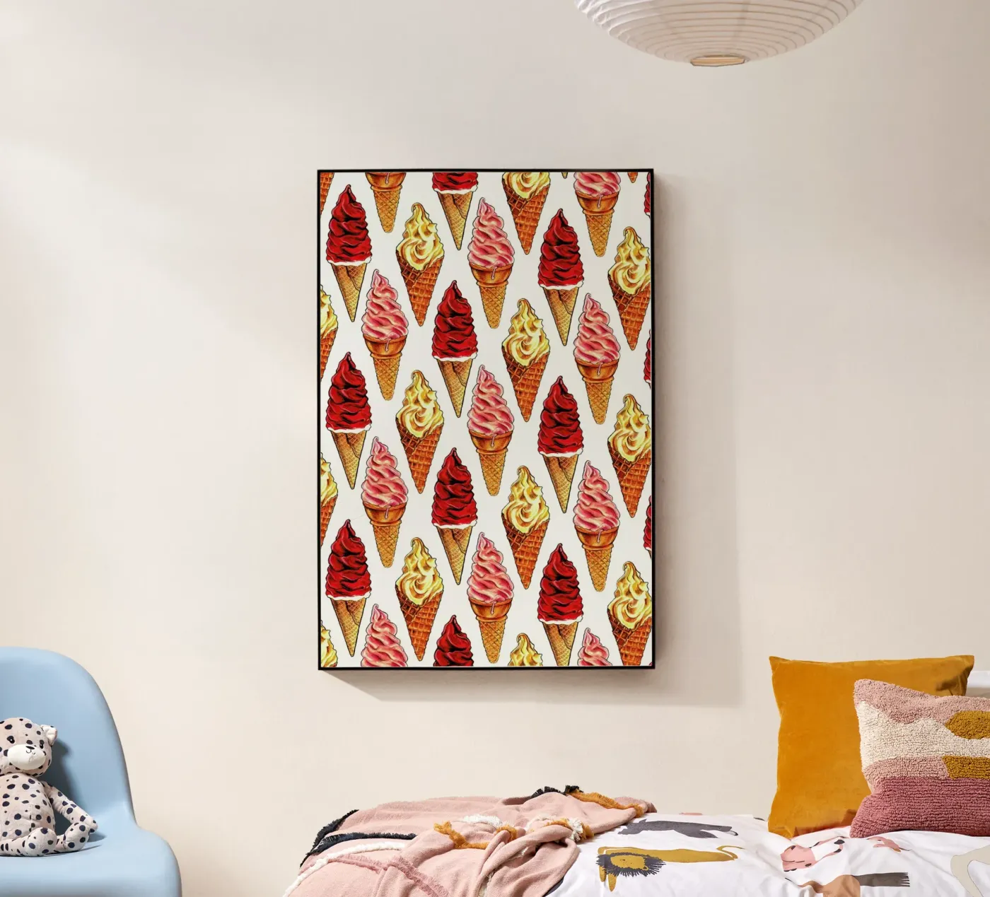 Soft Serve Pattern Acryl-Glas von Kelly Gilleran